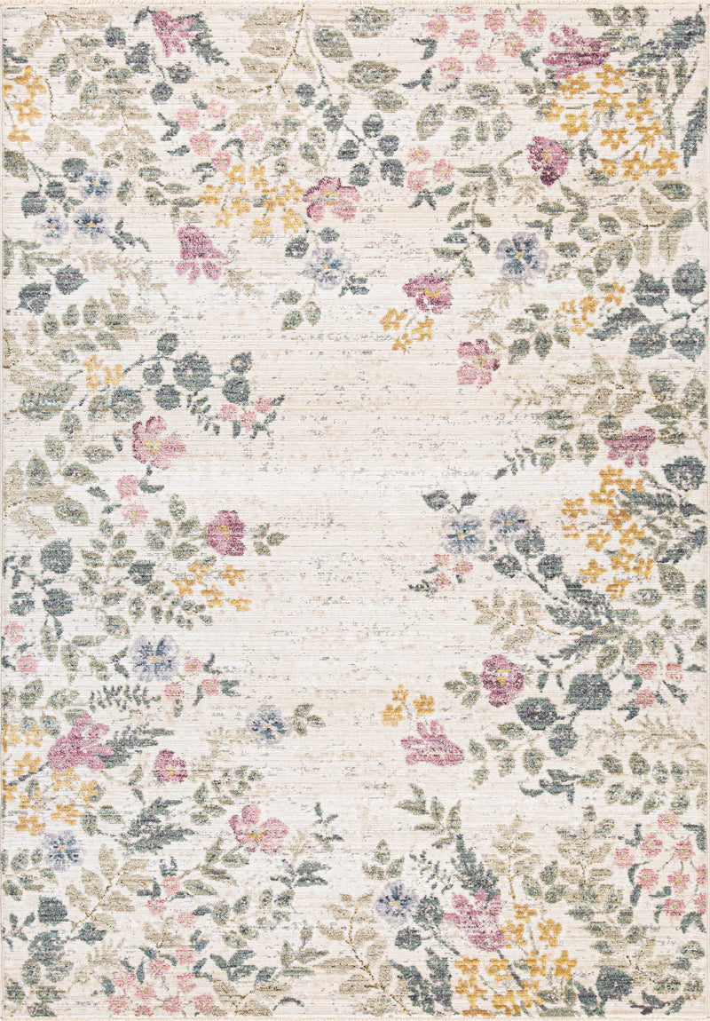 Carpette floralie 59001w   5x8