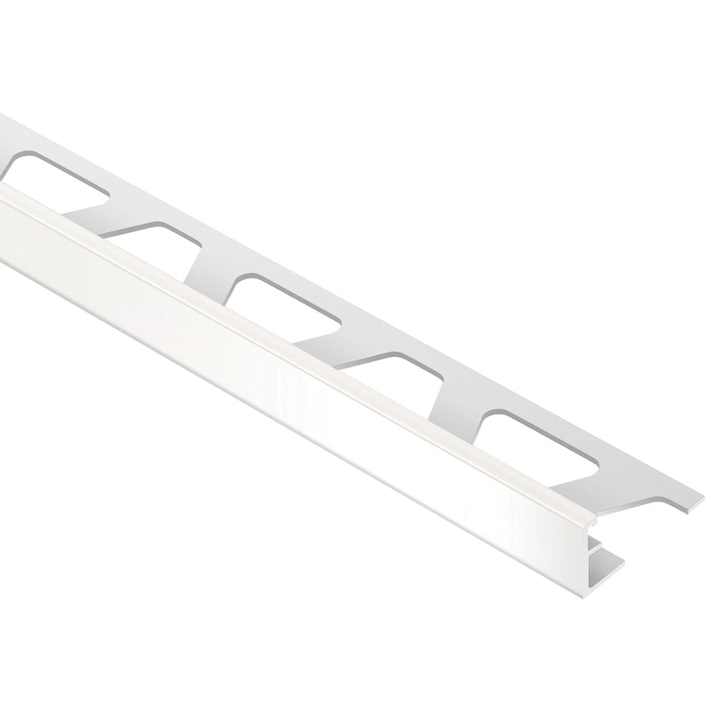 Molding, transition, j trim, ceramic, porcelaine, white, 8mm