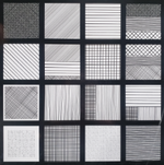 MONO COLORS TEXTILE BIANCO/NERO POLISHED 9X9