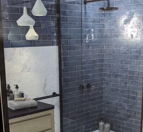 Grunge blue 3x12