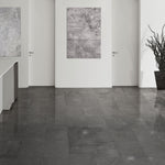 Stone cement antracite poli 24x24