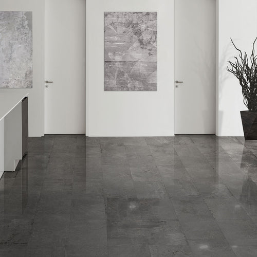 Stone cement anthracite naturel mat 24x24