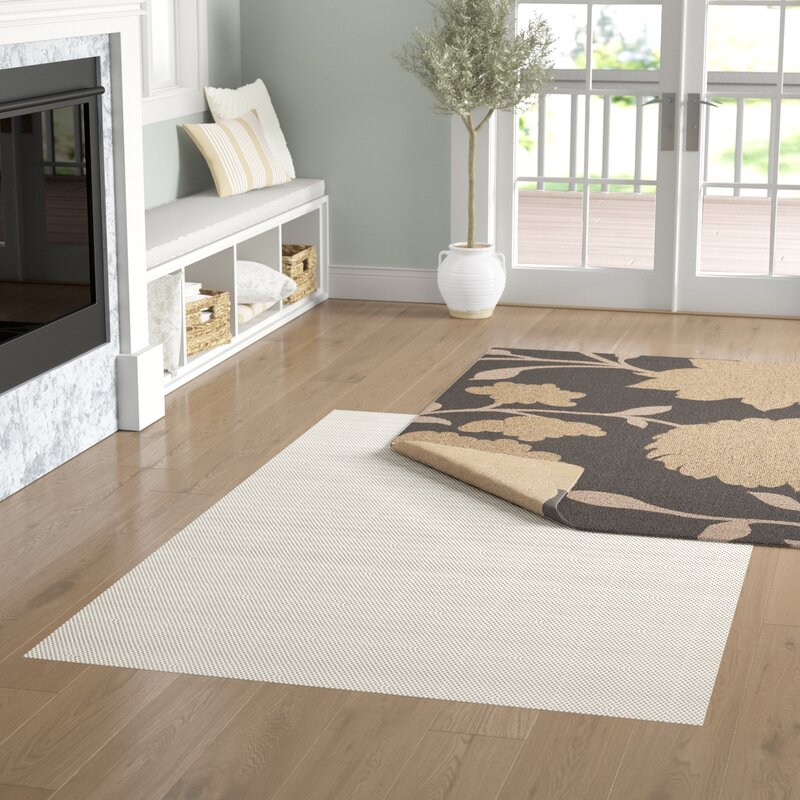 Sous-Tapis Antidérapant MOSTFUN 100x150 Cm - Tapis PVC Découpable Multi-Usage Blanc