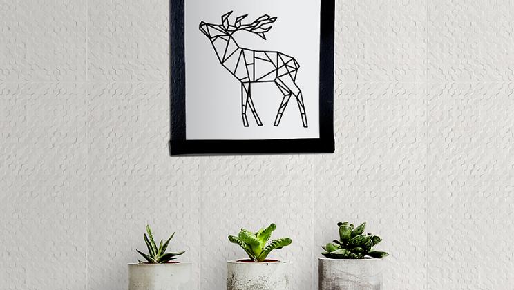 Callisto 12x24 blanc decor