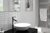 Picket white glossy  8.46x9.76