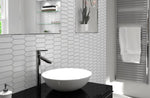 Picket white glossy  8.46x9.76