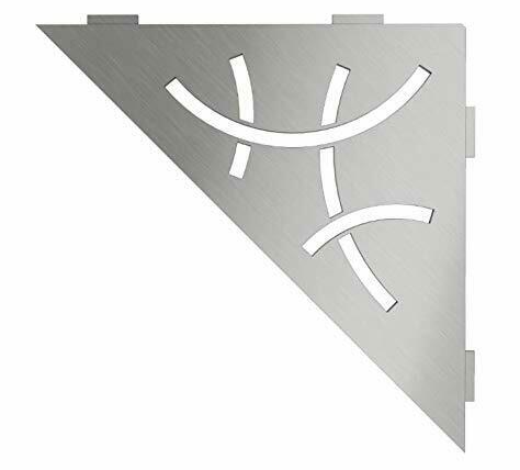 SHELF COIN TRIANGULAIRE CURVE    8 1/4'' X 8 1/4''   SES1D6EB
