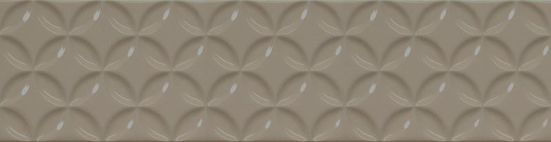 Colour & dimension bright petal decor dark taupe 4x16